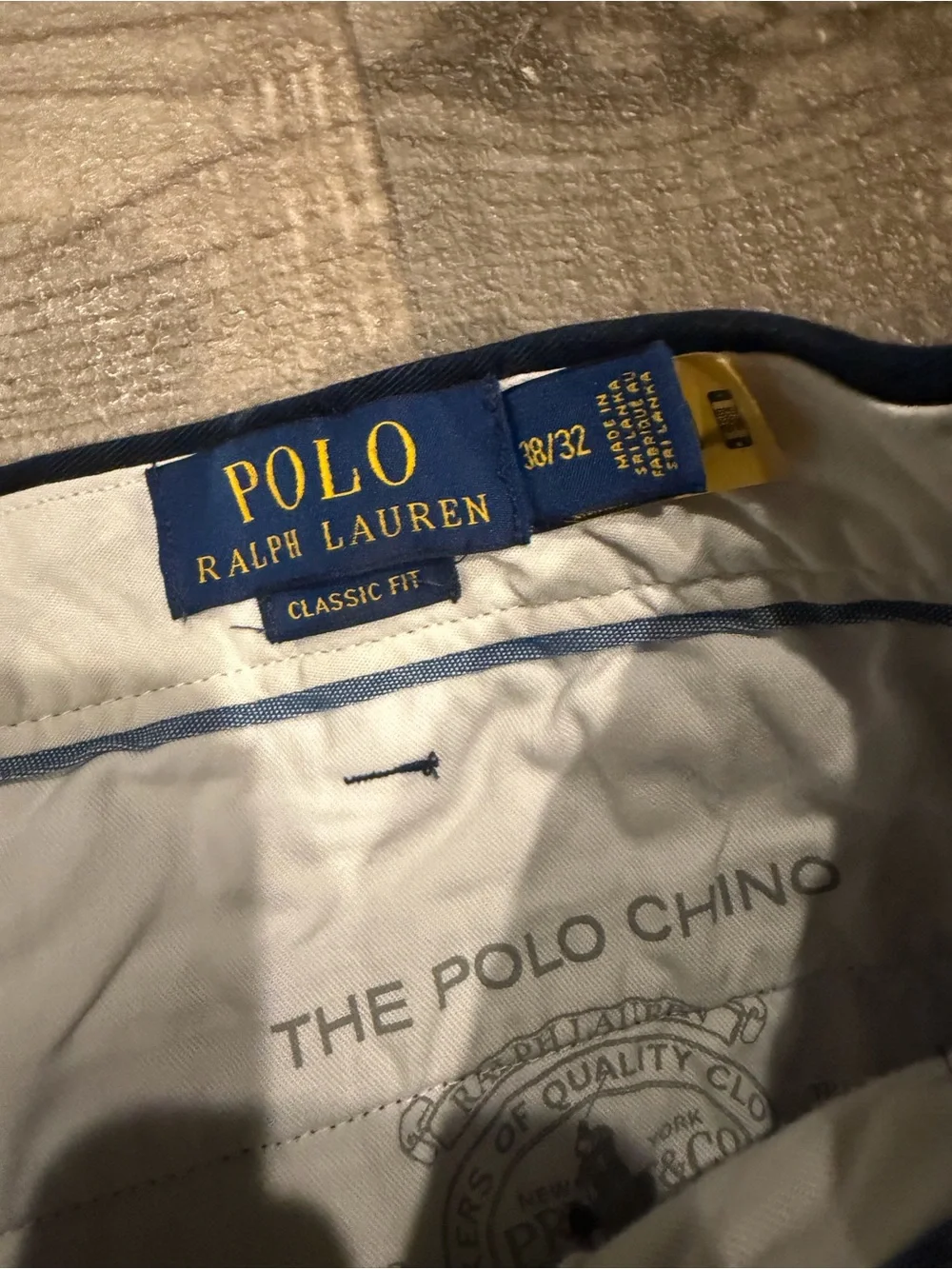 Polo by Ralph Lauren Navy Straight-Leg Chinos